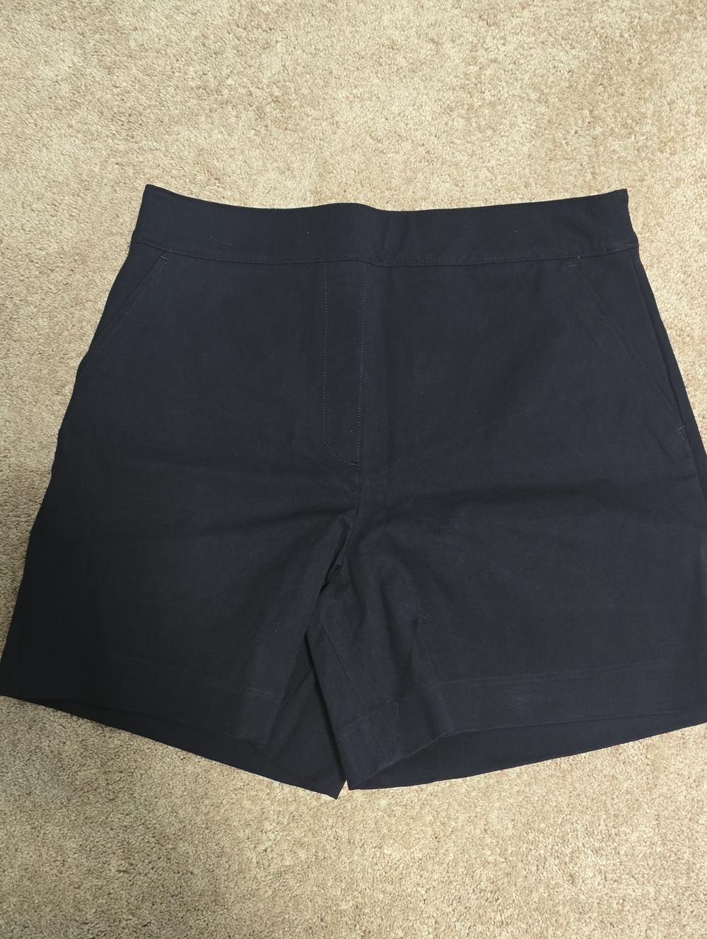 SPANX Black Pull-On Bermuda Shorts
